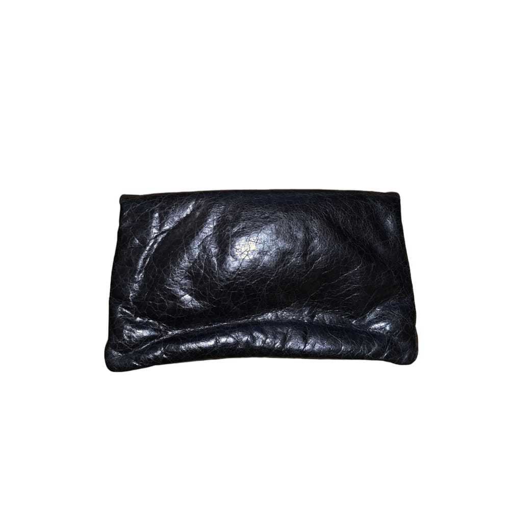 Balenciaga Envelop leather clutch bag - image 2