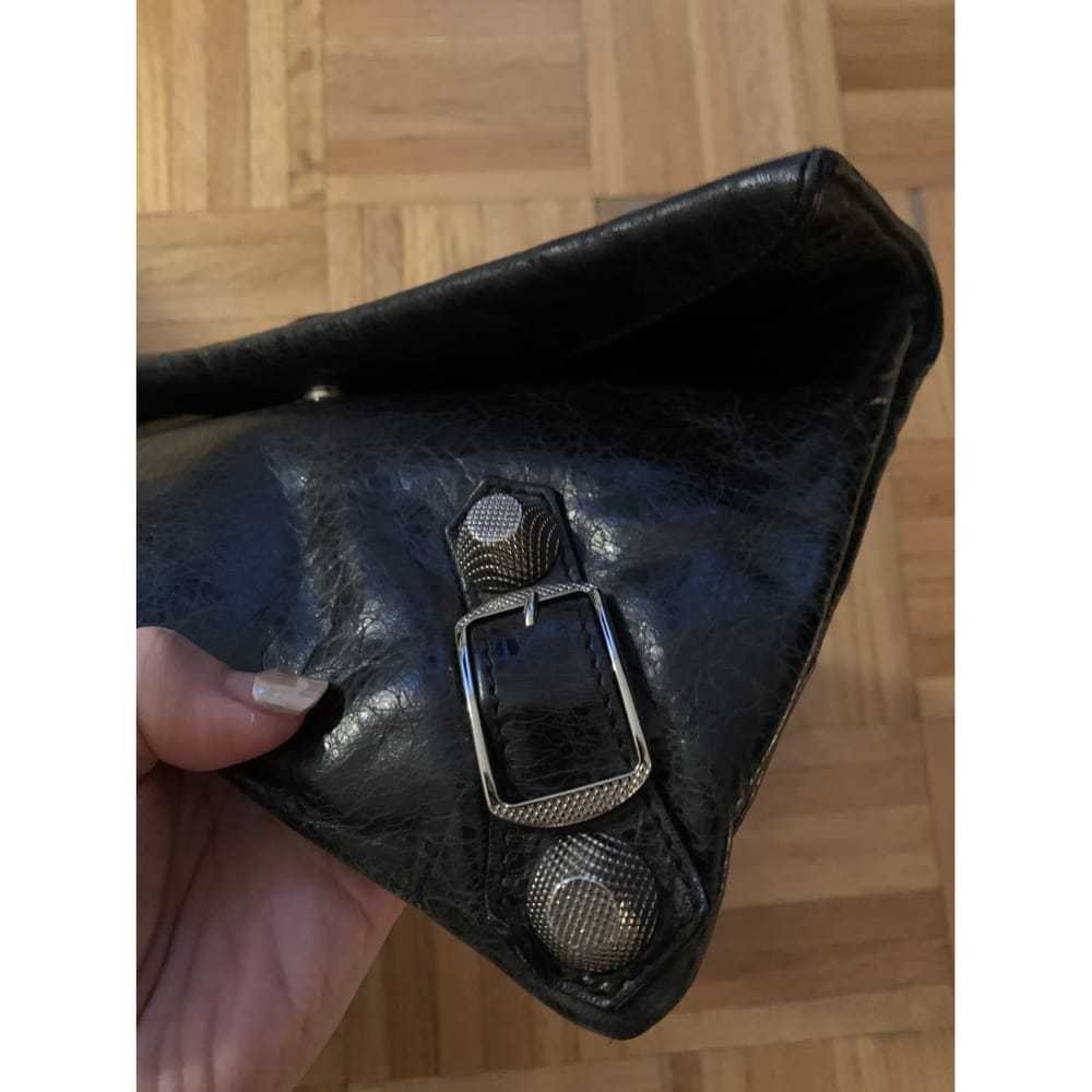 Balenciaga Envelop leather clutch bag - image 6