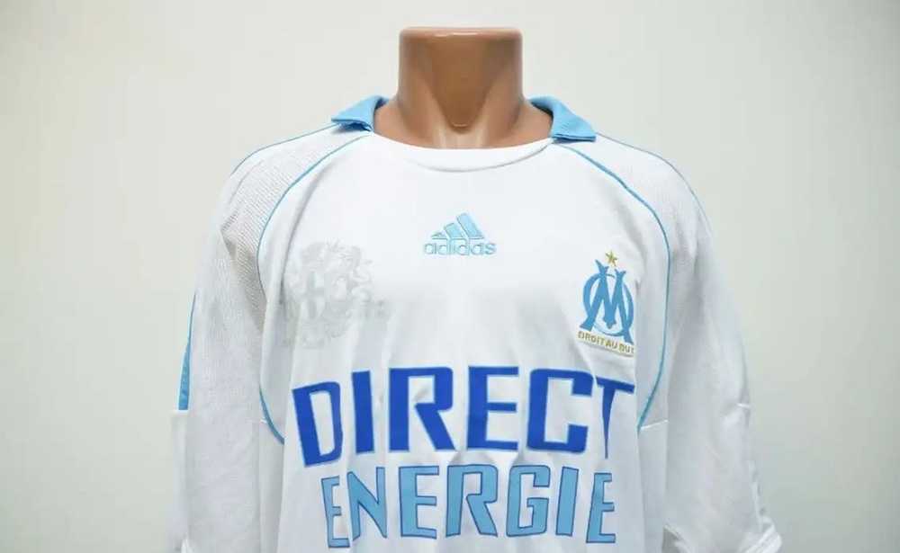 Adidas BNWT OLYMPIQUE DE MARSEILLE SHIRT 2009/201… - image 3