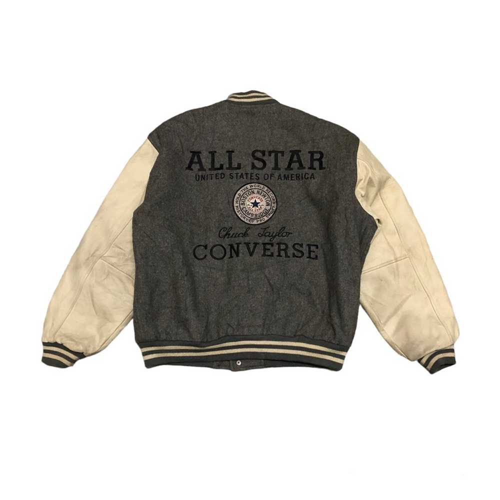 Bomber Jacket × Converse × Varsity Jacket VINTAGE… - image 1