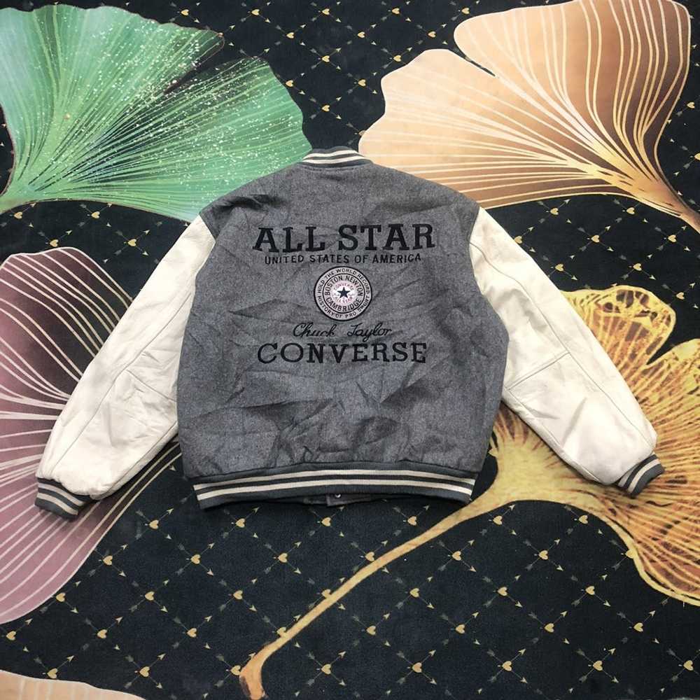 Bomber Jacket × Converse × Varsity Jacket VINTAGE… - image 2