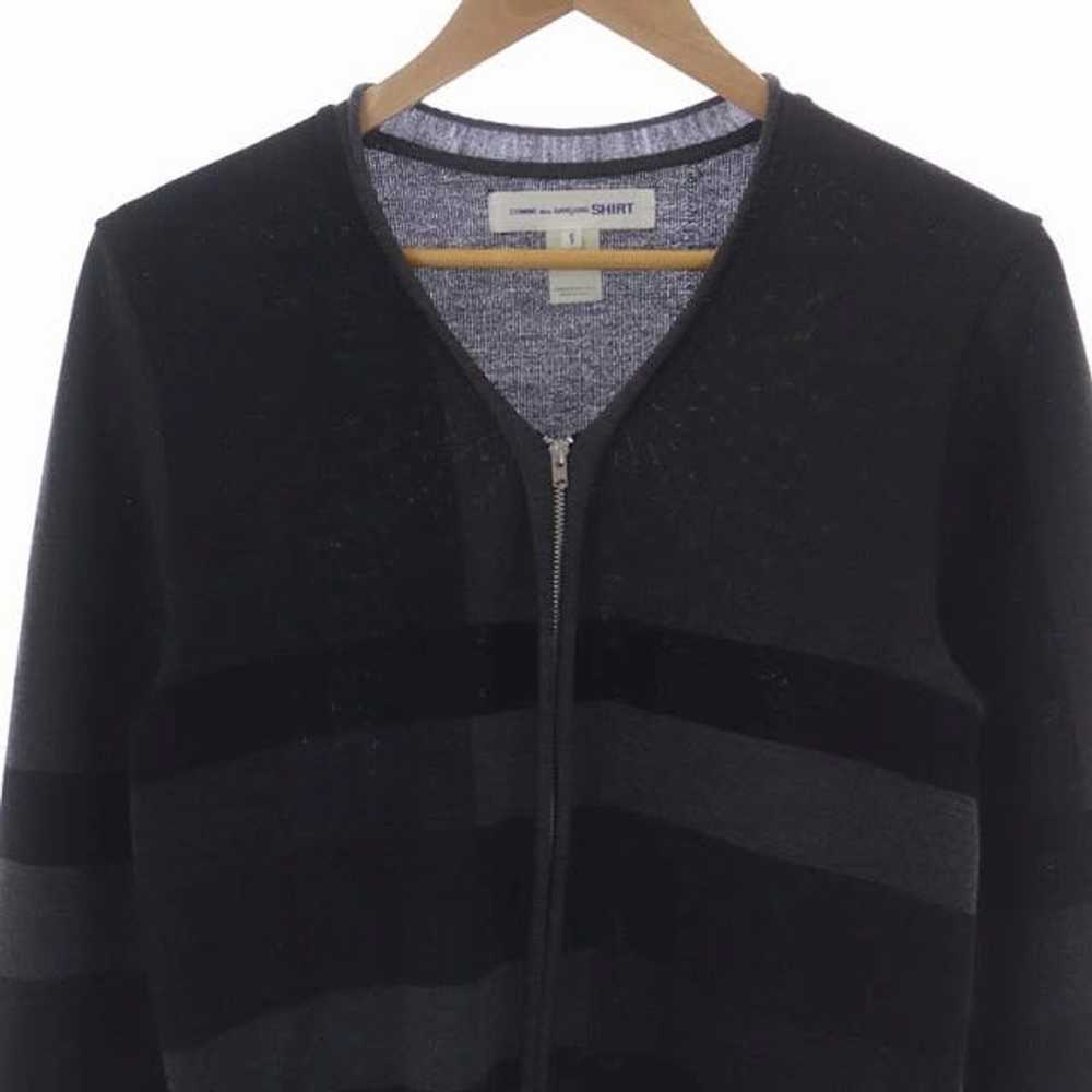 Comme des Garcons Sweater Gray Zip-up Cardigan Wo… - image 4
