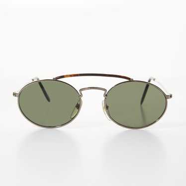 Oval Old Timey Aviator Vintage Sunglasses - Smith