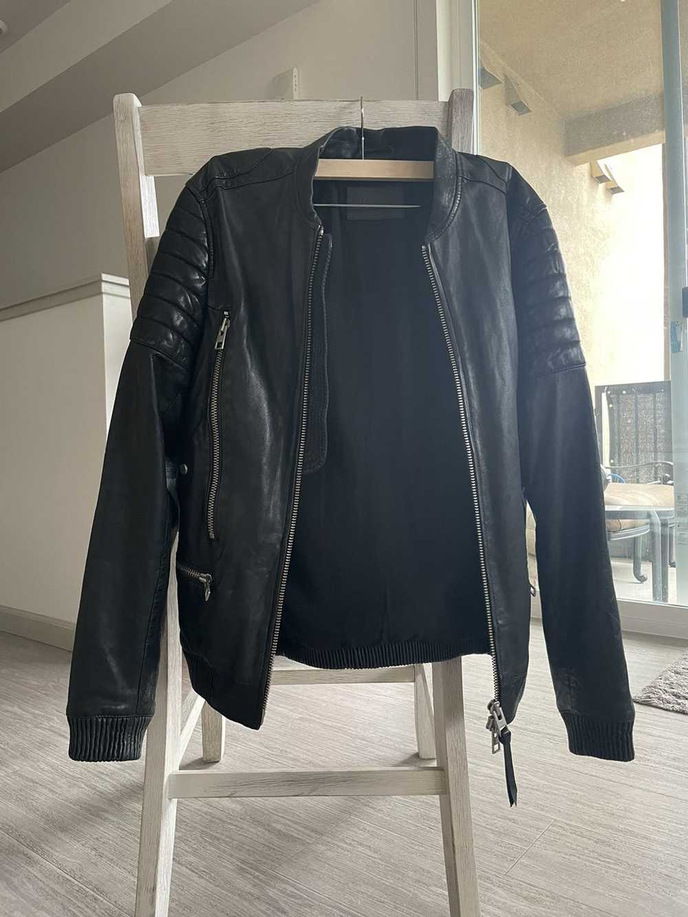 Allsaints Leather Bomber Jacket - image 1