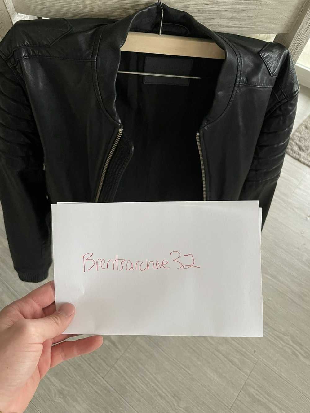 Allsaints Leather Bomber Jacket - image 5