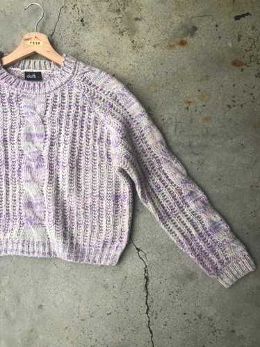 20471120 × Coloured Cable Knit Sweater × Very Rar… - image 1