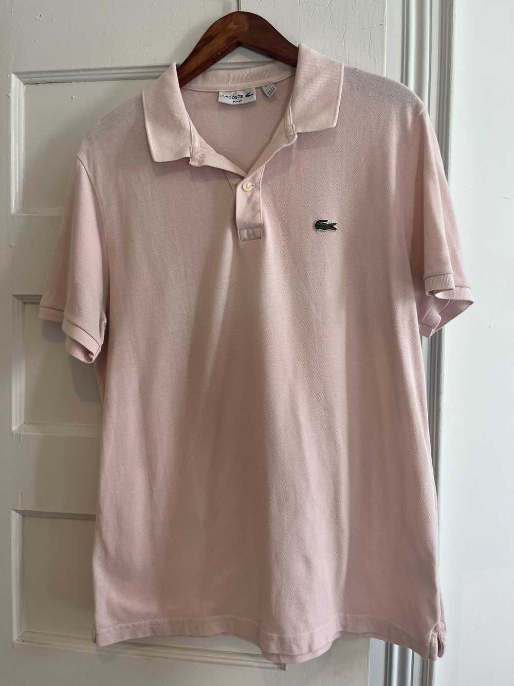 Lacoste Vintage Lacoste Pink Polo XL - image 1