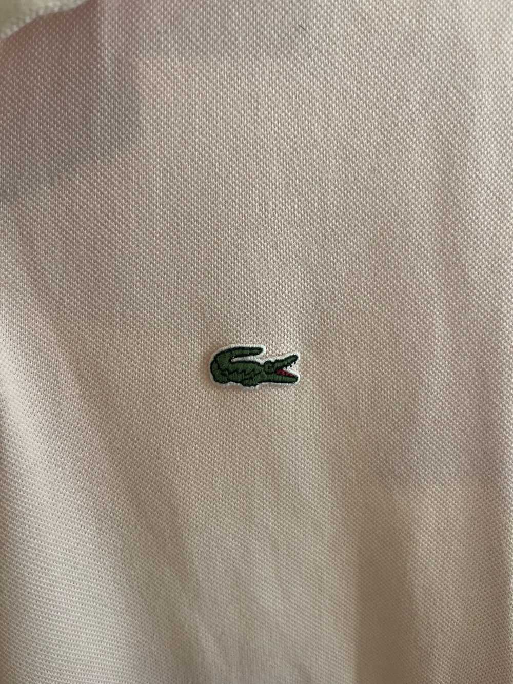 Lacoste Vintage Lacoste Pink Polo XL - image 4