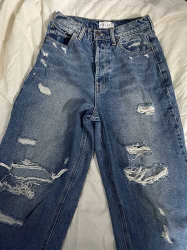 Other “ CELLO” blue baggy ripped jeans