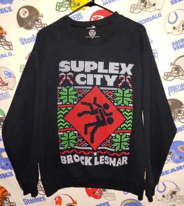 Side Split Oversized Sweatshirt × Wwe Brock Lesnar