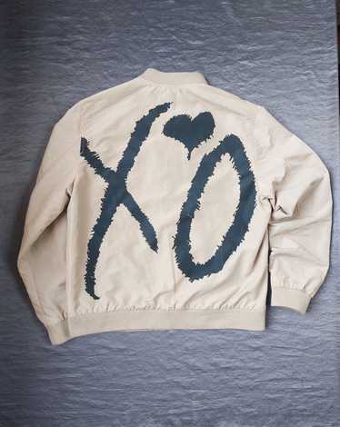 NWT The Weeknd X H&M Bomber Jacket Big XO Logo Size Medium