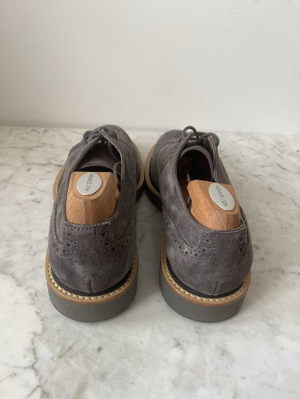 Tod's Tod’s $600 Suede Grey Shoes MIX MATCH 6 6,5… - image 6