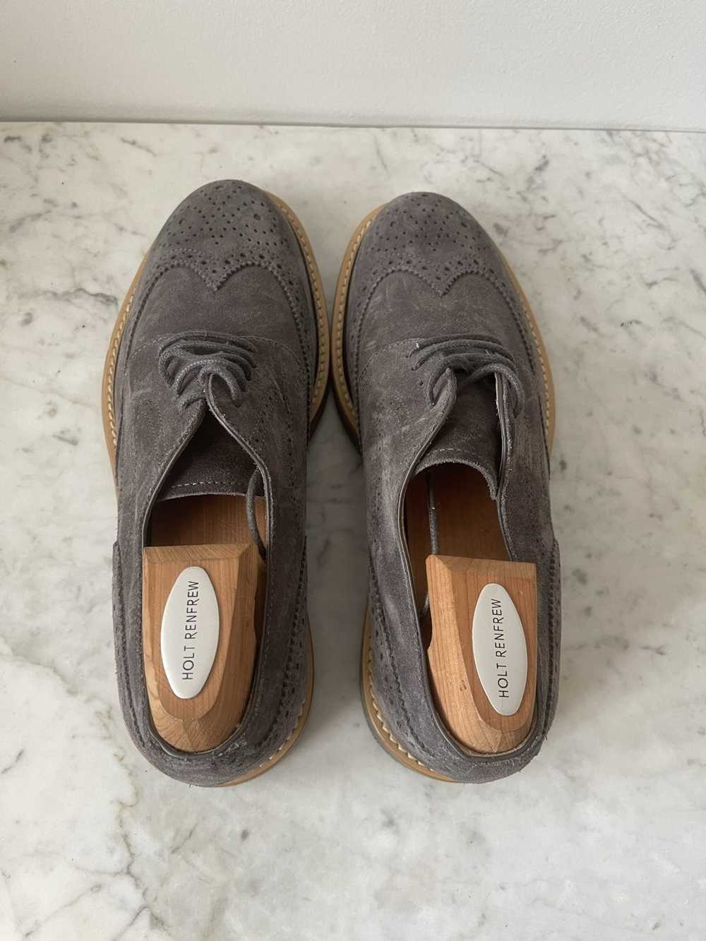 Tod's Tod’s $600 Suede Grey Shoes MIX MATCH 6 6,5… - image 7