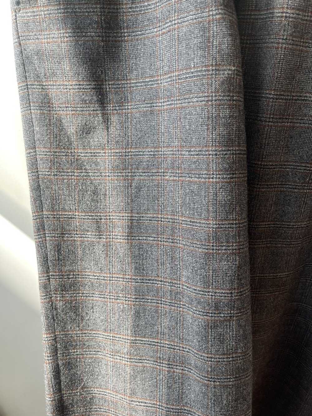 Hermes Hermes Wool Plaid Pants - image 3