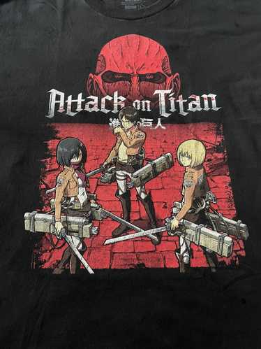 Anima × Japanese Brand Attack On Titan Tshirt (Er… - image 1