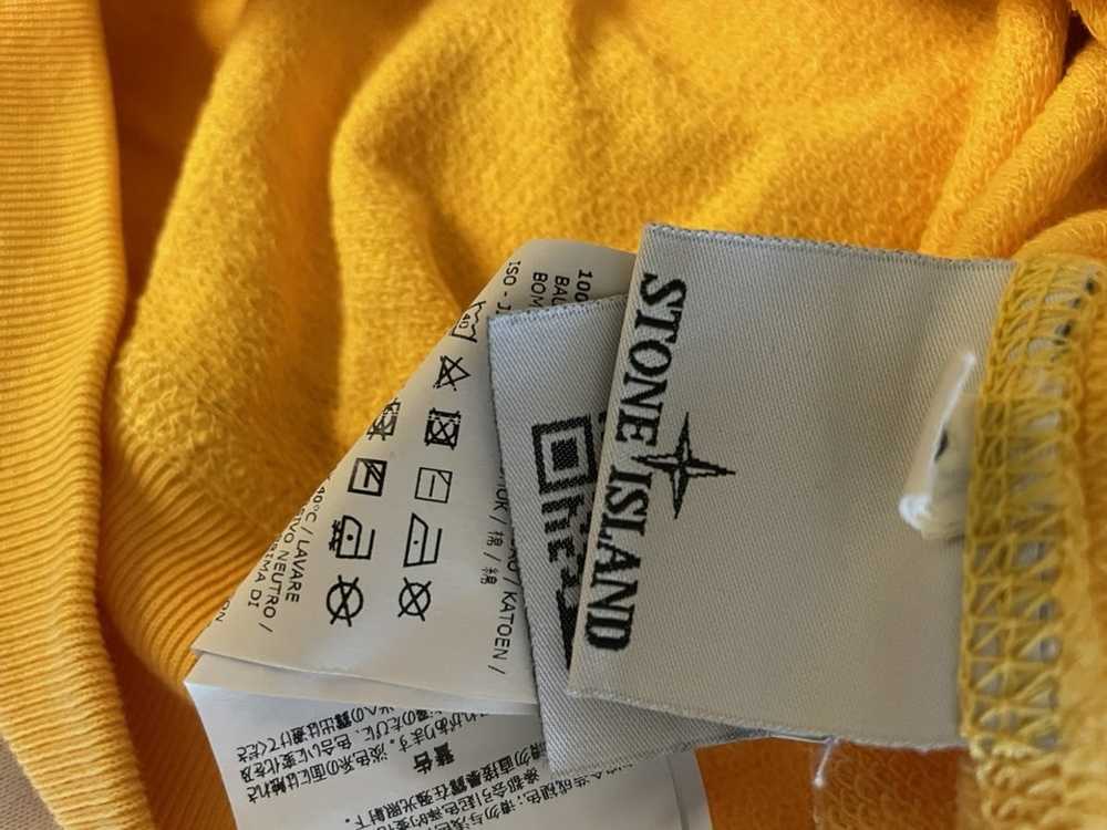 Stone Island Yellow crew neck stone island - image 6