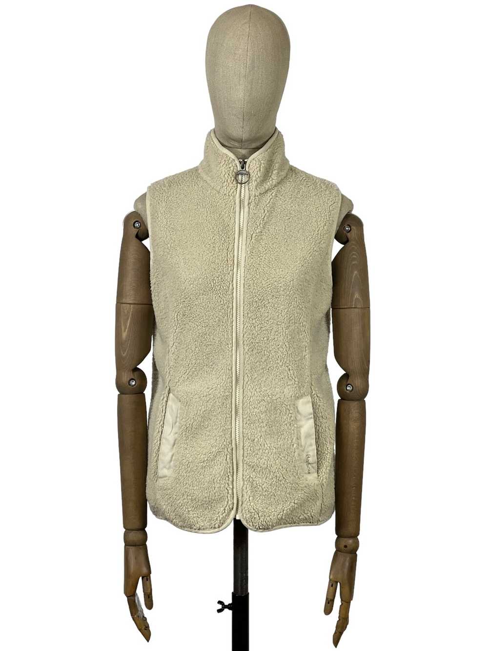 Barbour Barbour Milburn White Fleece Women's Gilet - image 2