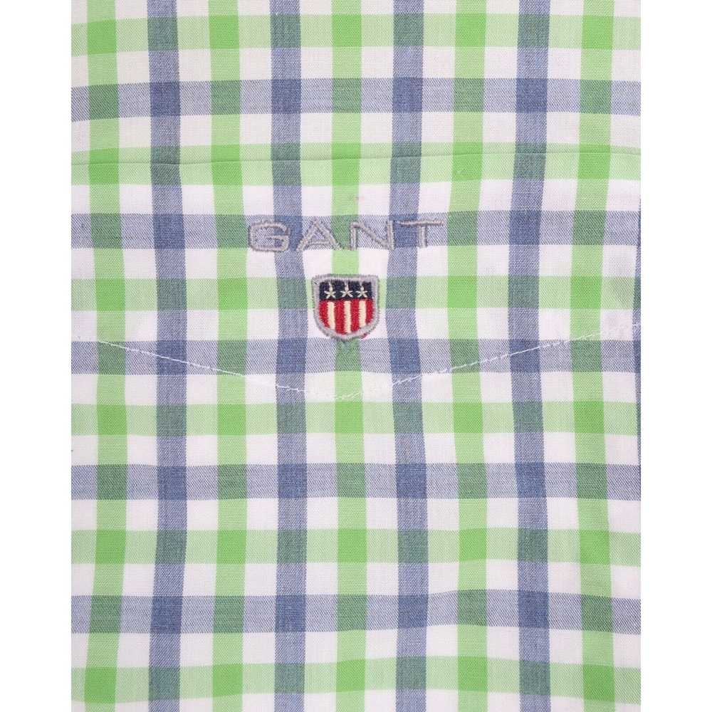 Gant Men's GANT Green Blue Gingham Check Bel Air … - image 5