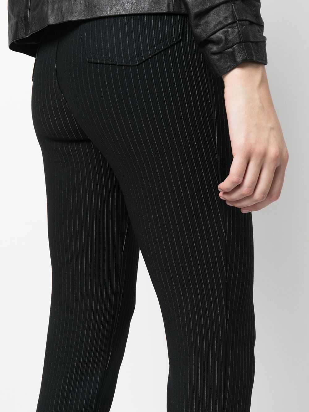 Versace Pre-Owned 2000s pinstripe skinny-cut trou… - image 5