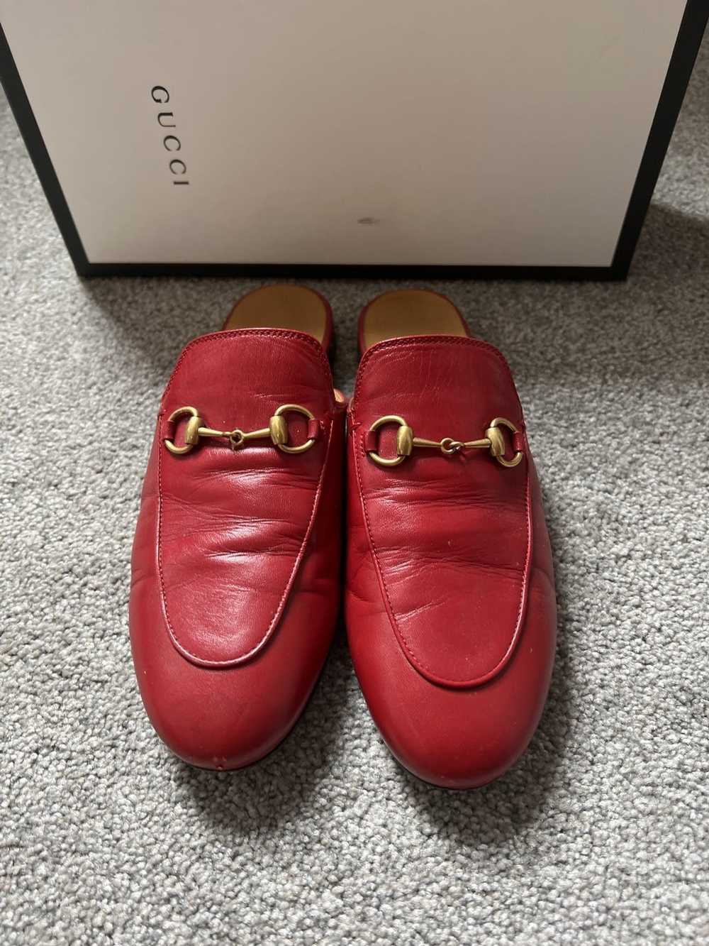 Gucci Gucci princetown leather mule - image 2