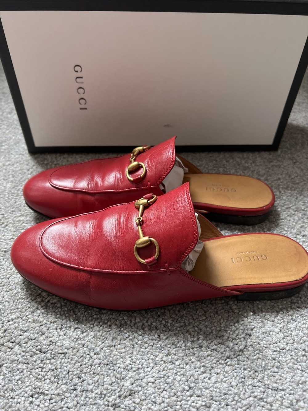 Gucci Gucci princetown leather mule - image 3