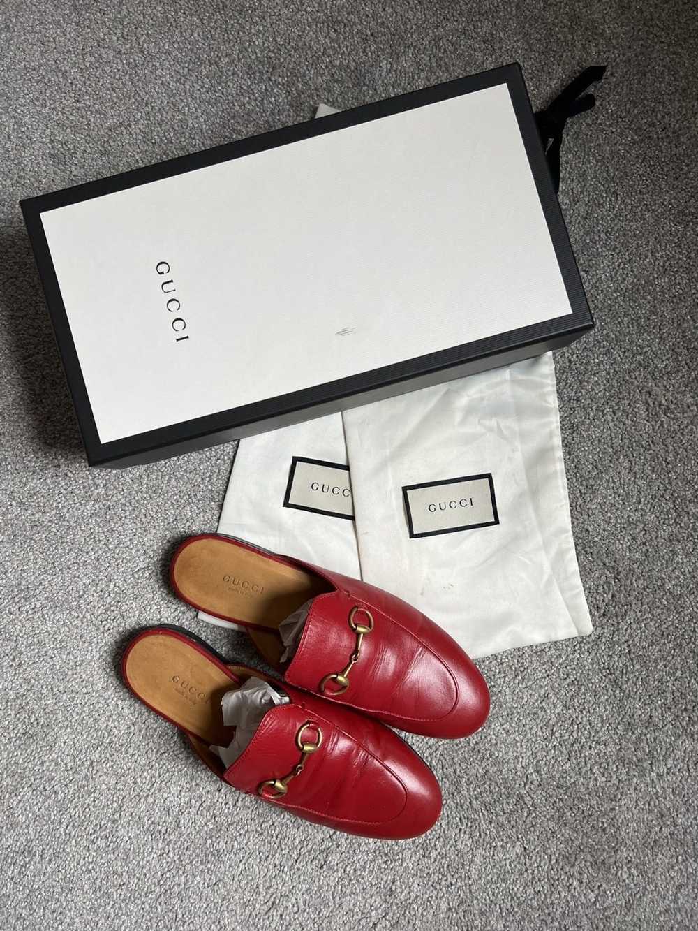 Gucci Gucci princetown leather mule - image 6