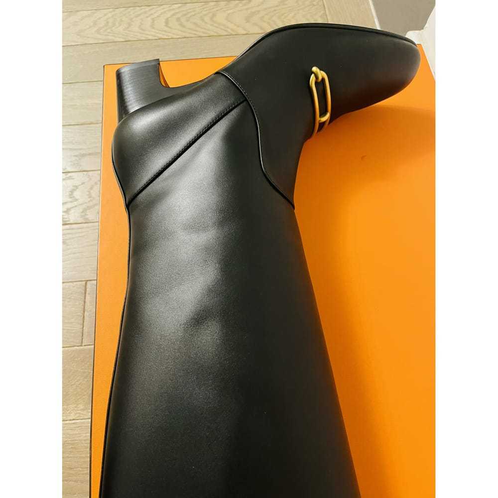 Hermès Leather riding boots - image 5