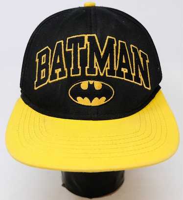 VINTAGE BATMAN DARK KNIGHT WARNER BROS EMBROIDERED CAP HAT
