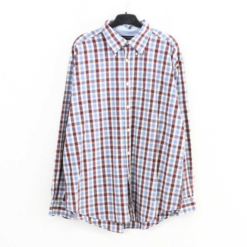 Tommy Hilfiger Casual Shirt Check Plaid Tartan Lo… - image 1