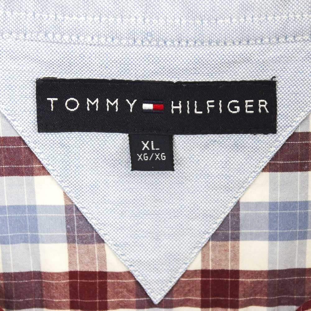 Tommy Hilfiger Casual Shirt Check Plaid Tartan Lo… - image 5