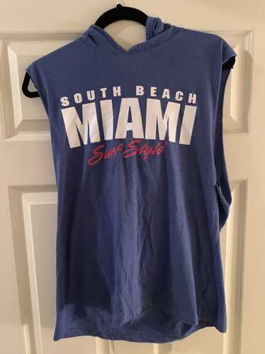 funandgames Miami Skyline South Beach Long Sleeve T-Shirt