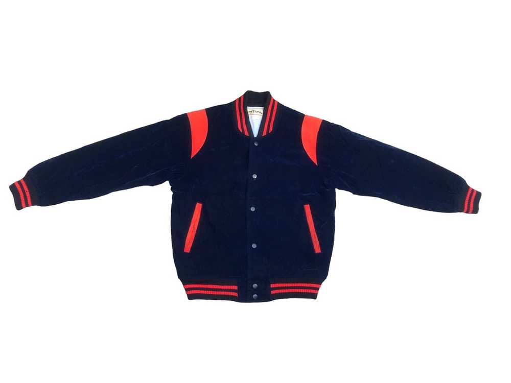 Mizuno Vintage MIZUNO Velvet Varsity Jacket Sport… - image 2
