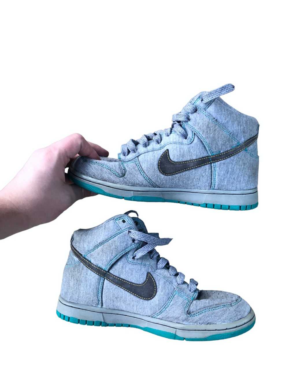 Nike × Vintage Vintage 2009 Nike Dunk High 6.0 Gr… - image 2