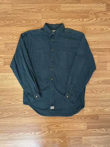 Levis Vintage Clothing LVC 1940s Wool Western Lumberjack Green Shirt S £170  New