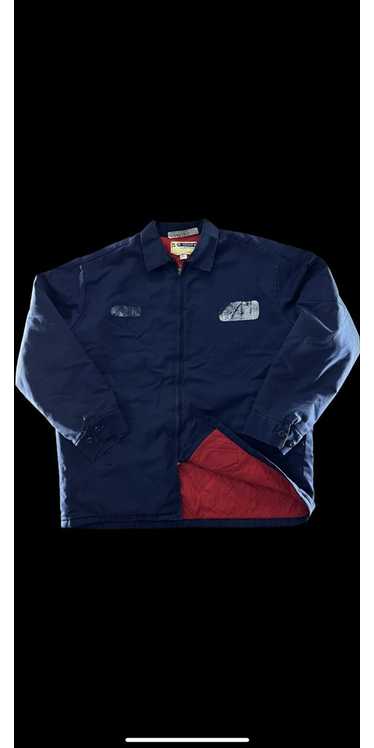 French patched blue workwear jacket - Gem