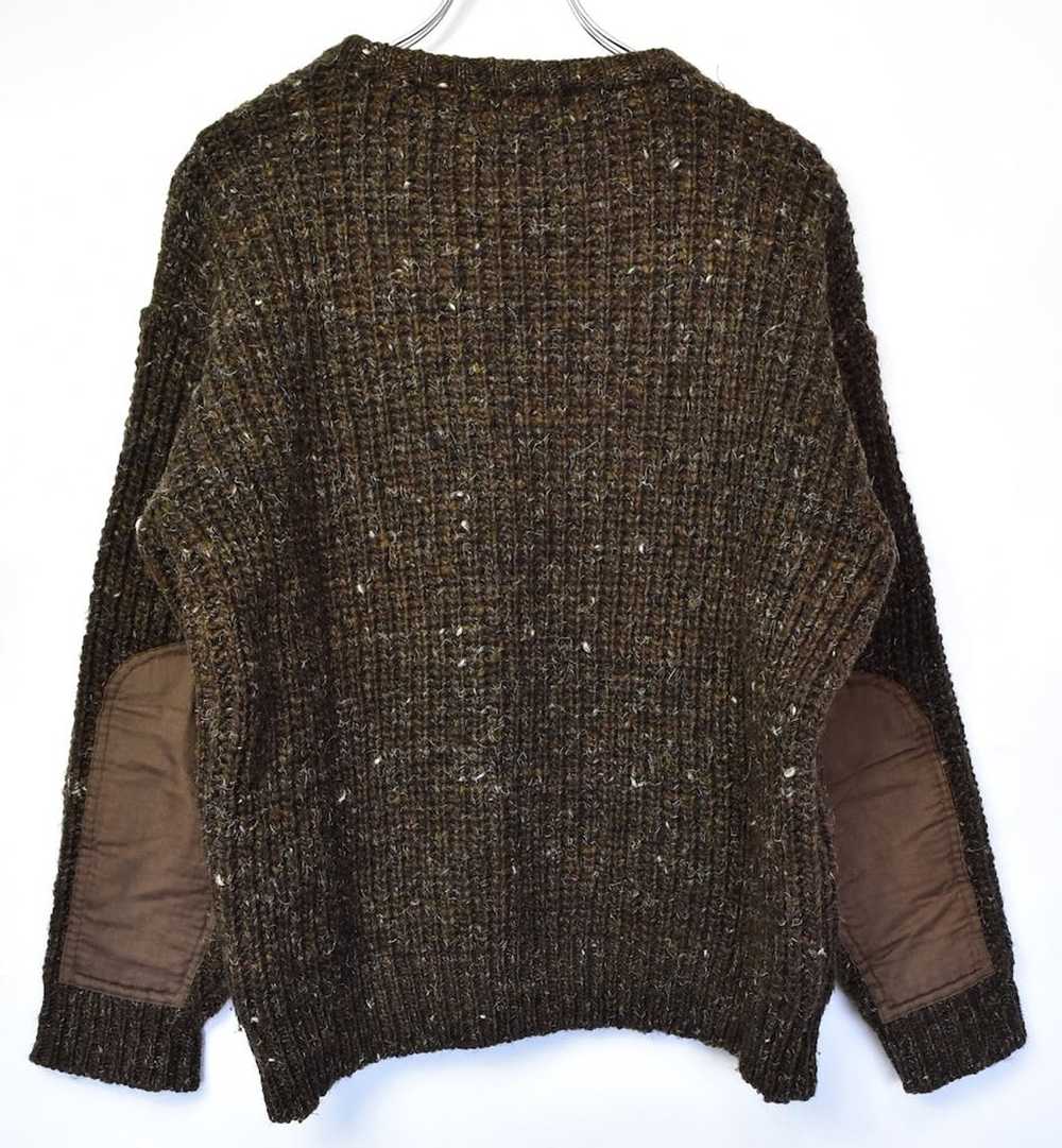 Yohji Yamamoto Yohji Yamamoto/patch knit sweater/… - image 2