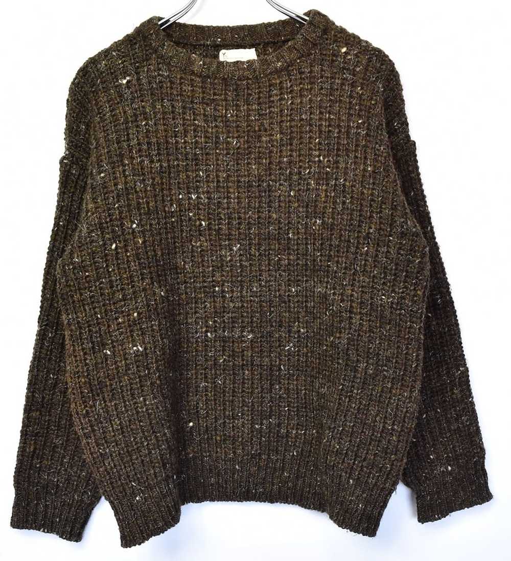 Yohji Yamamoto Yohji Yamamoto/patch knit sweater/… - image 5