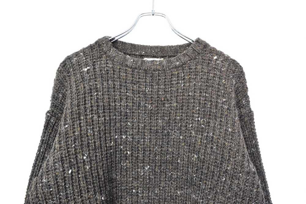 Yohji Yamamoto Yohji Yamamoto/patch knit sweater/… - image 6