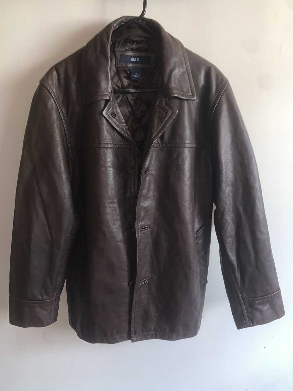 Gap × Vintage Gap Leather Coat - image 2