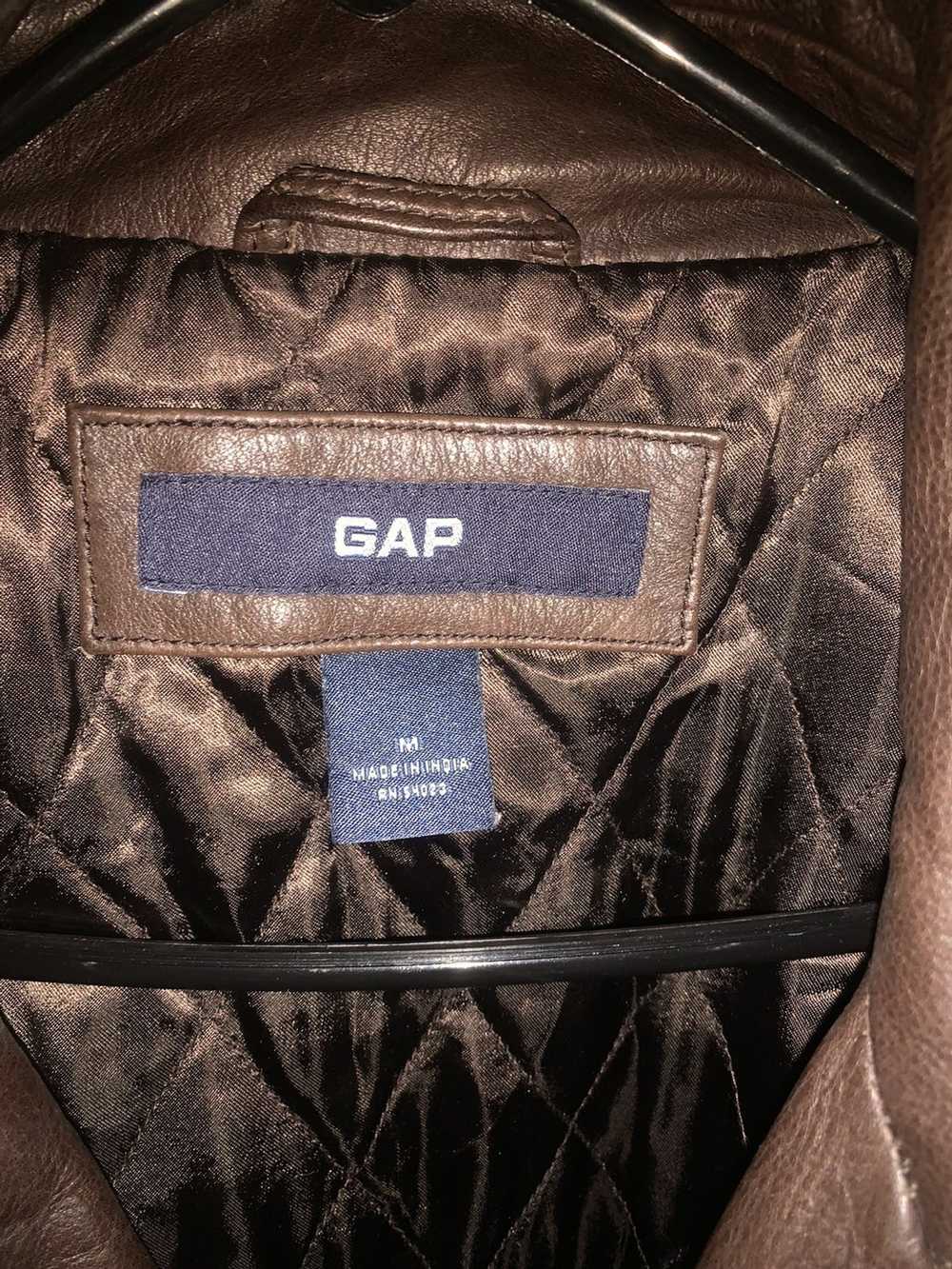 Gap × Vintage Gap Leather Coat - image 3
