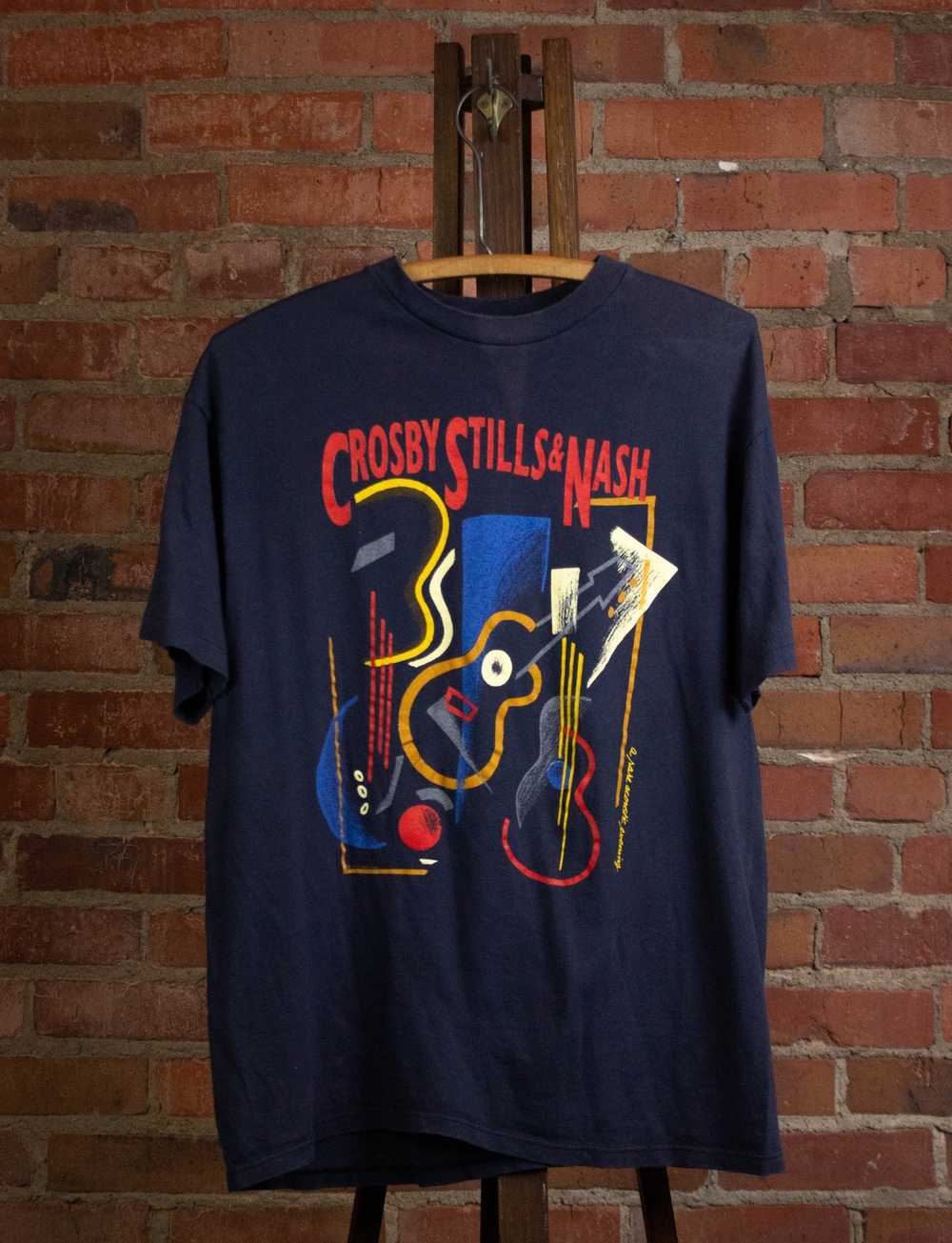 Band Tees × Vintage Crosby Stills and Nash 1988 A… - image 1