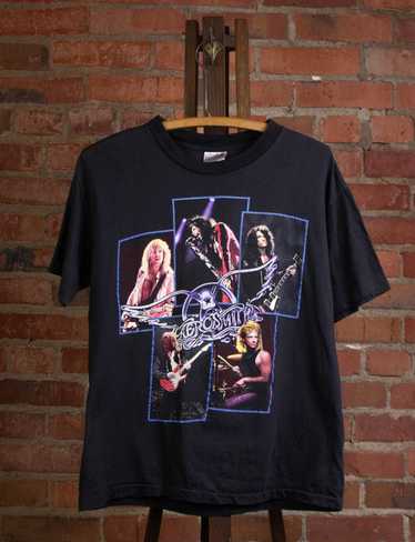 Band Tees × Vintage Aerosmith 1989 Pump North Ame… - image 1