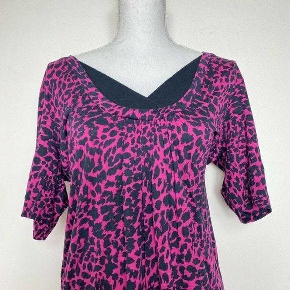 Moschino Love Moschino Dress Pink Black Leopard A… - image 2