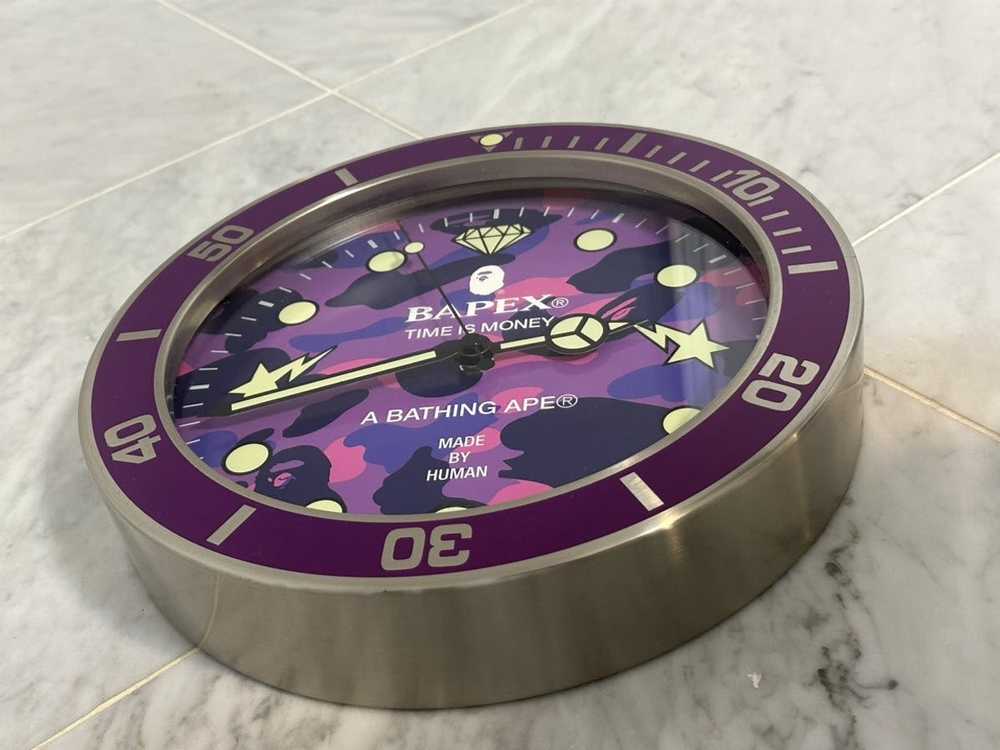 Bape Purple Camo Bapex Wall Clock - image 2