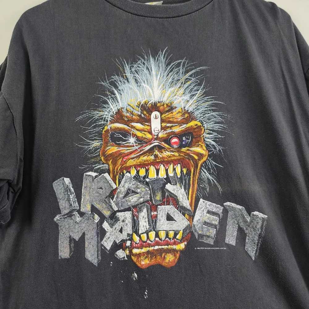 Band Tees × Iron Maiden × Vintage 1988 Iron Maide… - image 6