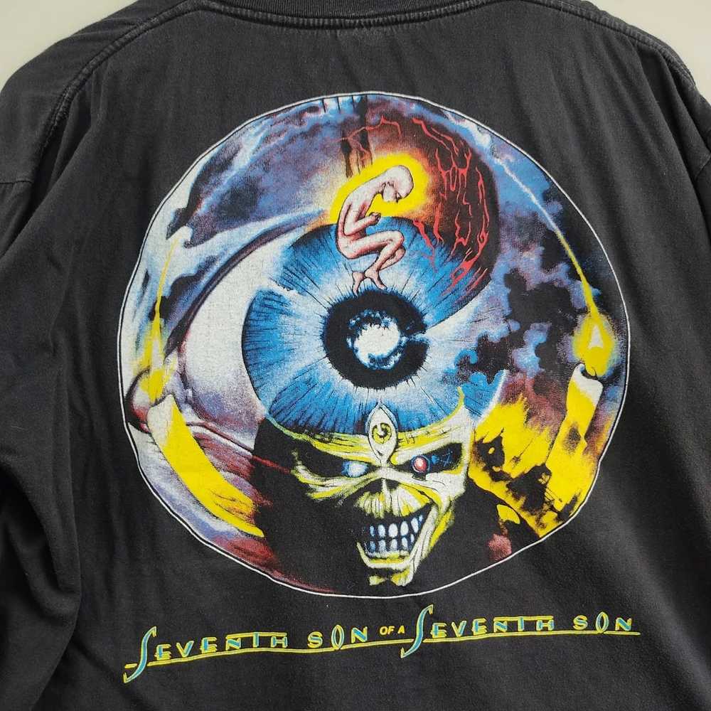 Band Tees × Iron Maiden × Vintage 1988 Iron Maide… - image 8