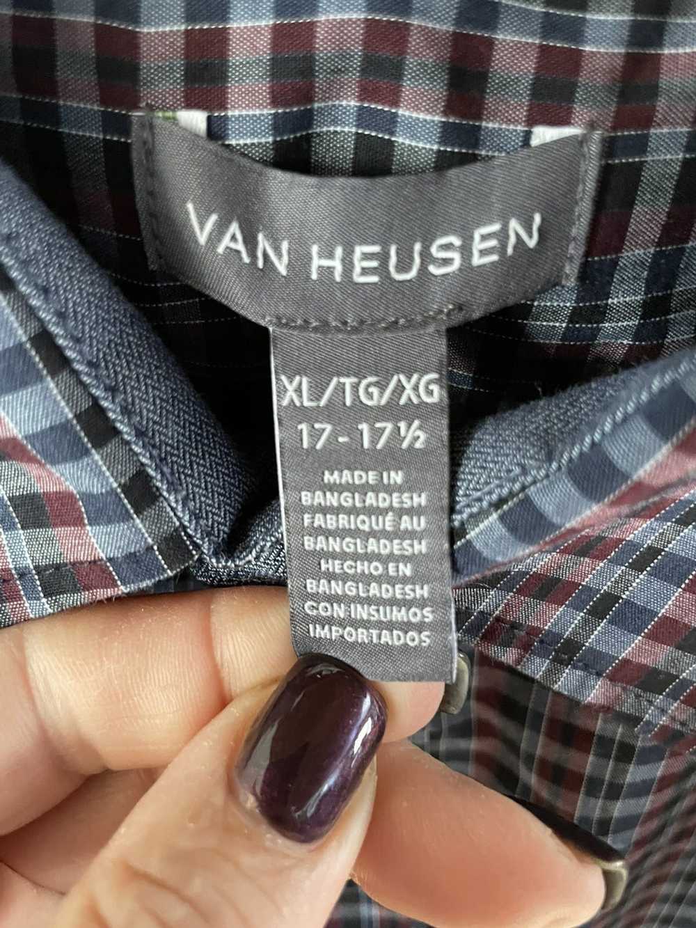 Van Heusen Long Sleeve Plaid Shirt - image 3