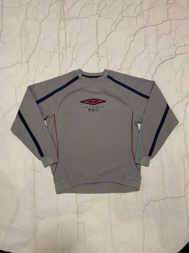 Vintage 90s Polyester Navy Umbro Pro Training Sweatshirt - Small