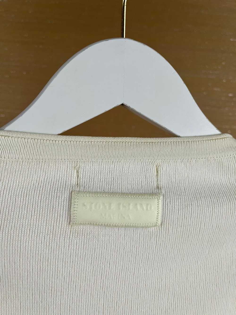 Stone Island LS Sweater in Ivory - image 10