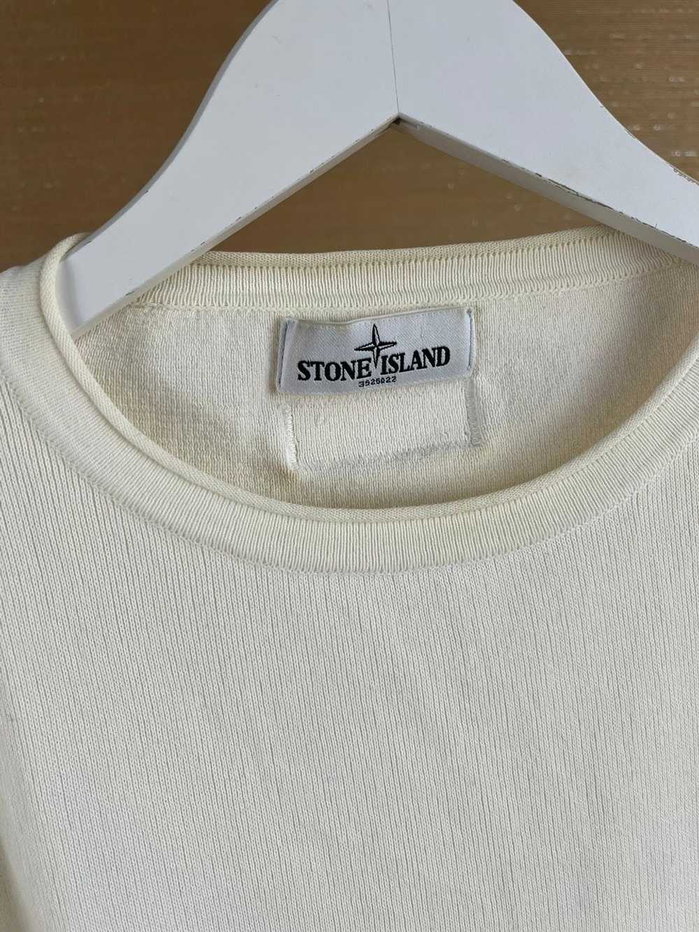 Stone Island LS Sweater in Ivory - image 3